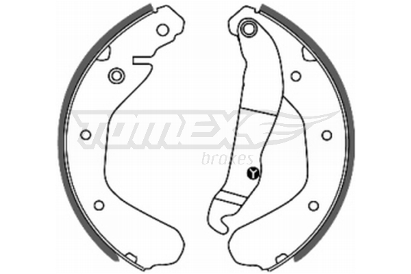 Sada brzdových čeľustí TOMEX Brakes